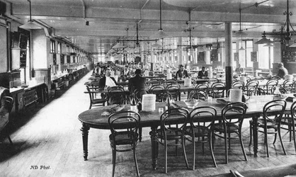 Dining Room for Employees at the Bon Marché Department Stores, Paris, c.1890